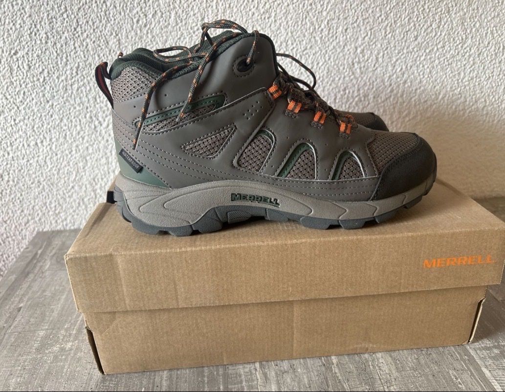 Merrell Scarpe per ragazzi: Merrell Wanderschuhe grau wasserdicht Grösse 38 – Nuovo e nell'imballaggio originale da Brüttisellen venduto da bluesafir 1