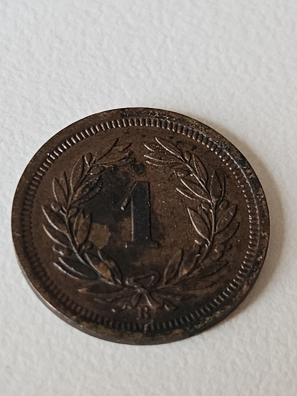 Tutti le monete: 1 Rappen 1897 – Usato da Pfäffikon ZH venduto da Melibol 1