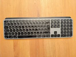 Logitech MX Keys for Mac Tastatur CH-Layout Space Grau