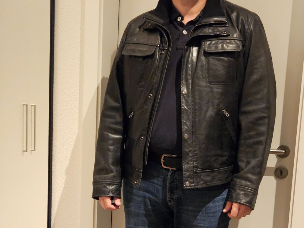 Giacche: Stylische Büffel Lederjacke – Usato da Hitzkirch venduto da badules 6