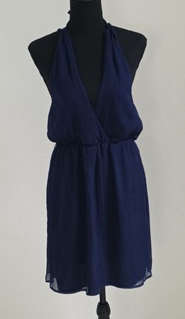 Sommerkleid Zara Gr S, ärmellos, blau, Gebraucht 