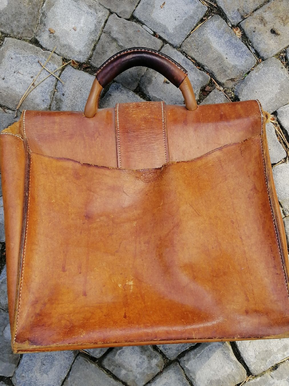 Borse: Sac en cuir brun "wintage" – Usato da Lausanne venduto da Jdelta 1