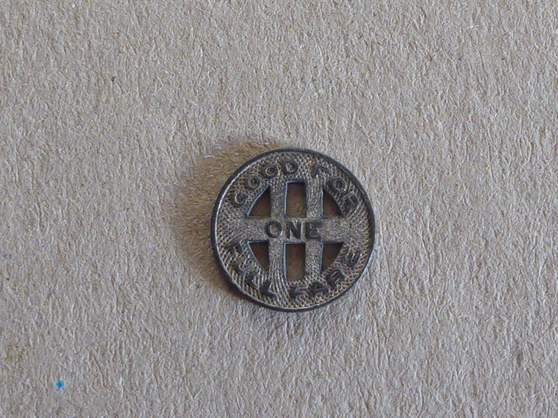 Medaglie: Jeton  Token  USA  Honolulu  1924 – Usato da Thun venduto da 427er 2