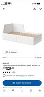 IKEA Tagesbettgestell Flekke weiss 80x200 cm gebraucht
