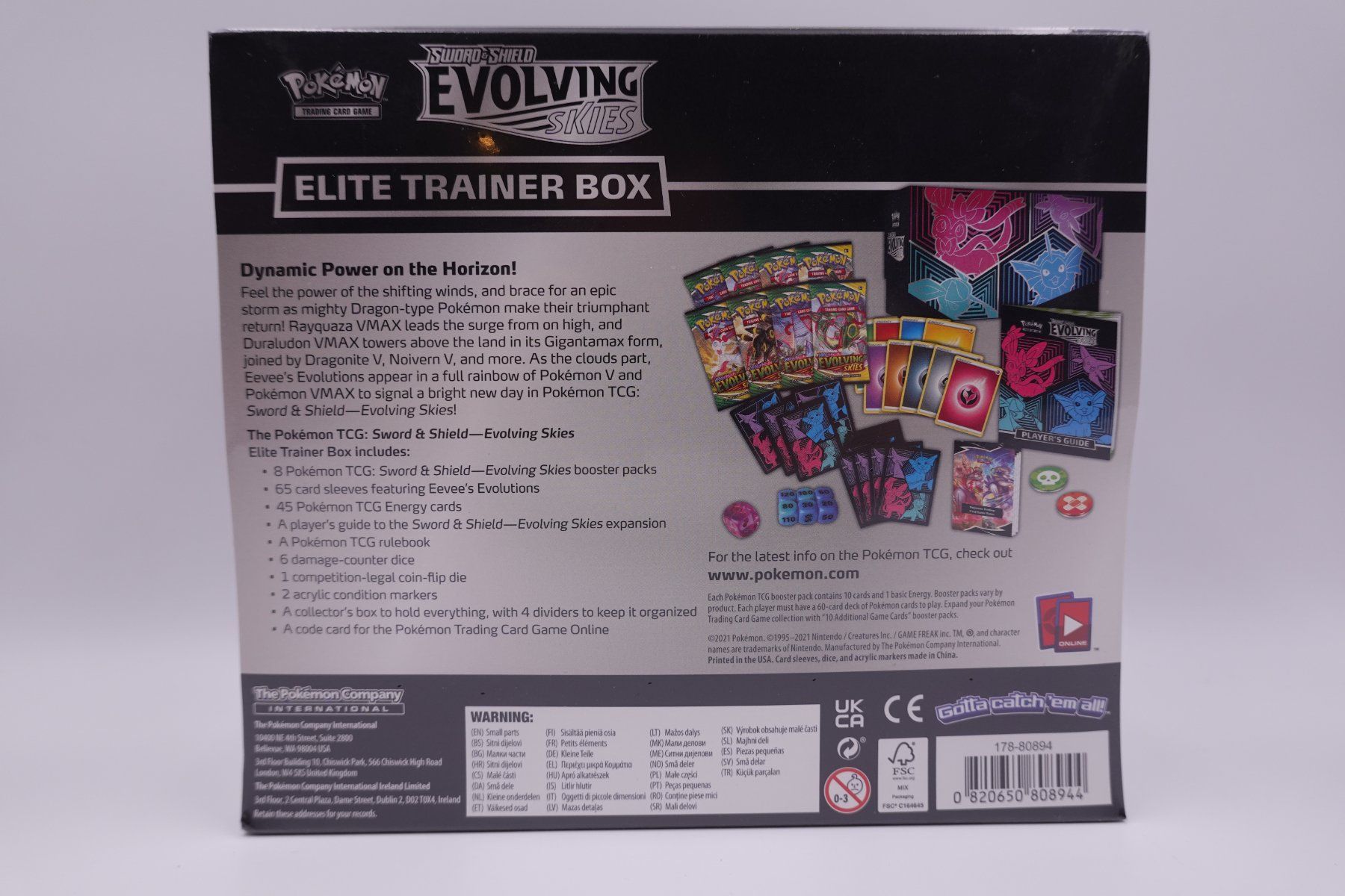 Pokémon Carte collezionabili: Pokemon Sword & Shield: Evolving Skies Elite Trainer Boxen – Nuovo e nell'imballaggio originale da Herisau venduto da ZelliZone 6