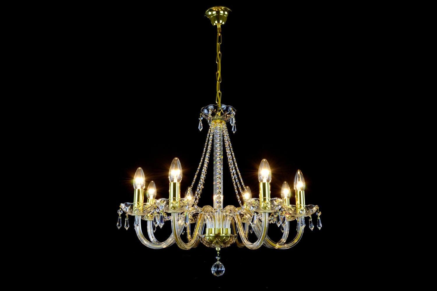 Lampadari & plafoniere: Kronleuchter Bonton 8 Gold – Nuovo e nell'imballaggio originale da Glattfelden venduto da Bohemiancrystal