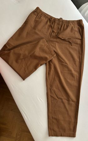 Coole Zara Herren Hose Braun Gr. XL 