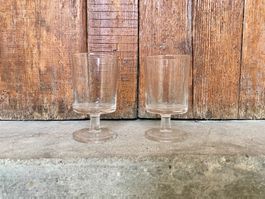 2 x Einzelglas Luminarc Trinkglas / Klarglas / 10 x 6 cm