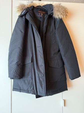 Neuwertige Woolrich Parka Arctic Marineblau Gr. XS
