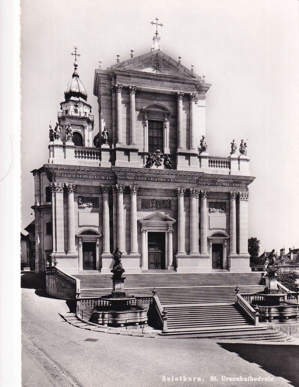 Cartes postales: Solothurn St. Ursenkathedrale  1957 – D'occasion à Cormoret par Pascalll2001