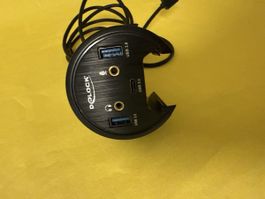 Delock Tischanschlussdose USB 3.0, Audio – Praktisch!