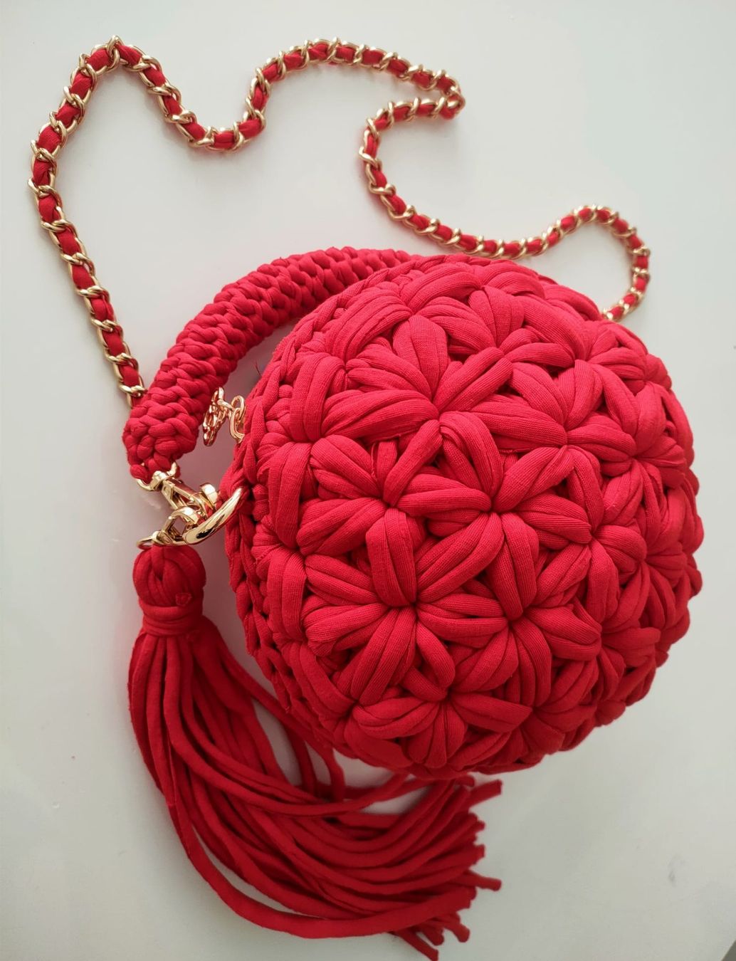 Borse da donna: Handgefertigte Häkeltasche – Nuovo (secondo la descrizione) da Kaltbrunn venduto da gurlukhandmade 1