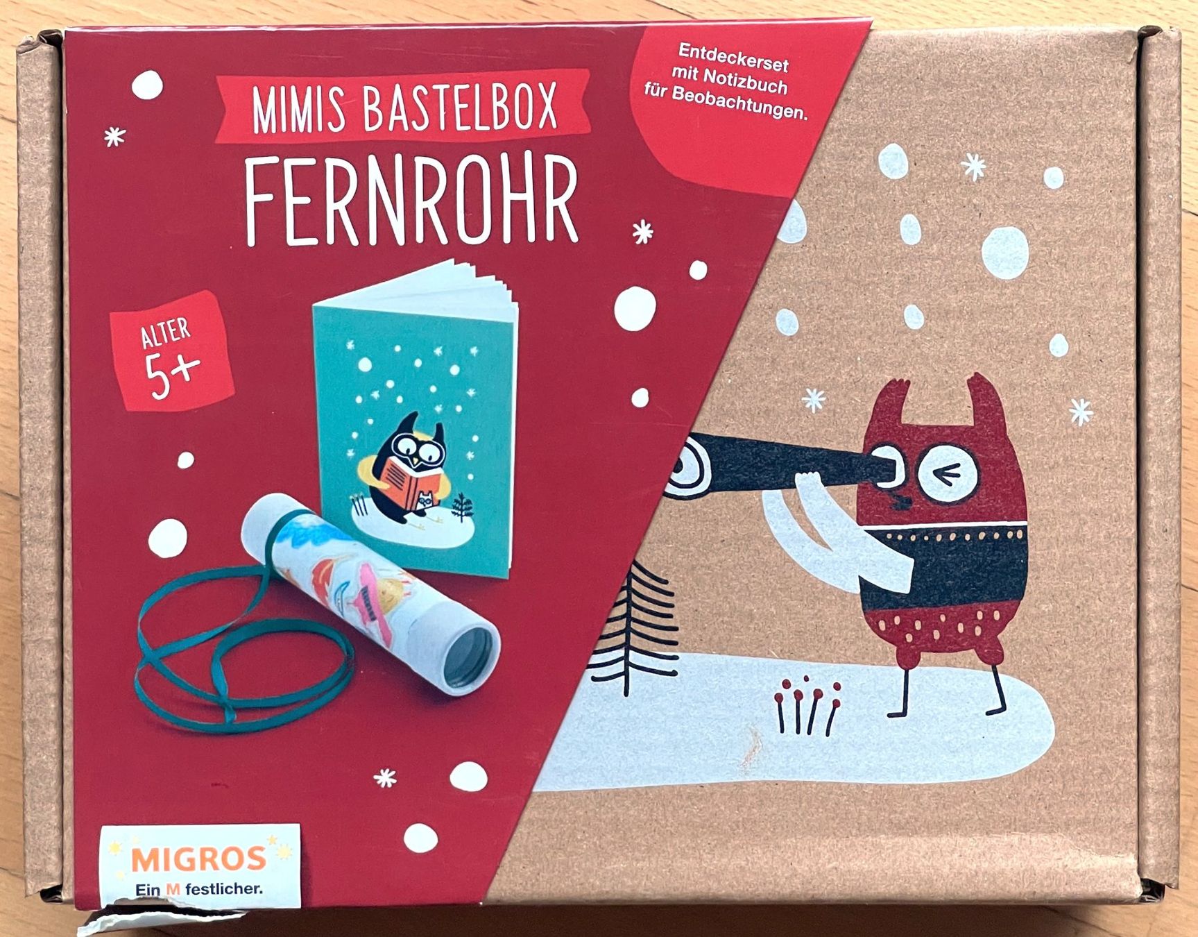 Kit bricolage: Mimis Bastelbox "Fernrohr" (OVP) – Nuovo e nell'imballaggio originale da Walchwil venduto da Sharky69