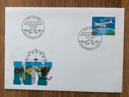 FDC 11.3.97 50 Jahre Transatlantikflüge