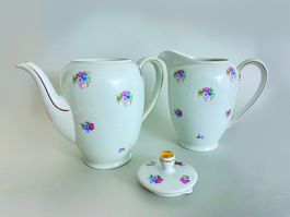 Milch- und Kaffeekrug, Johann Seltmann Bavaria 2-teilig