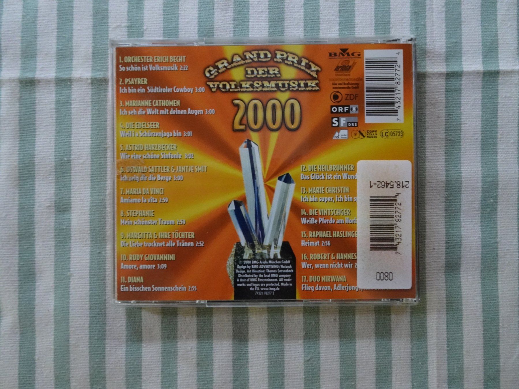 CD: CD Grandprix der Volksmusik 2000 - M309 – Usato da Küssnacht am Rigi venduto da Kleinpreis-Shop 1