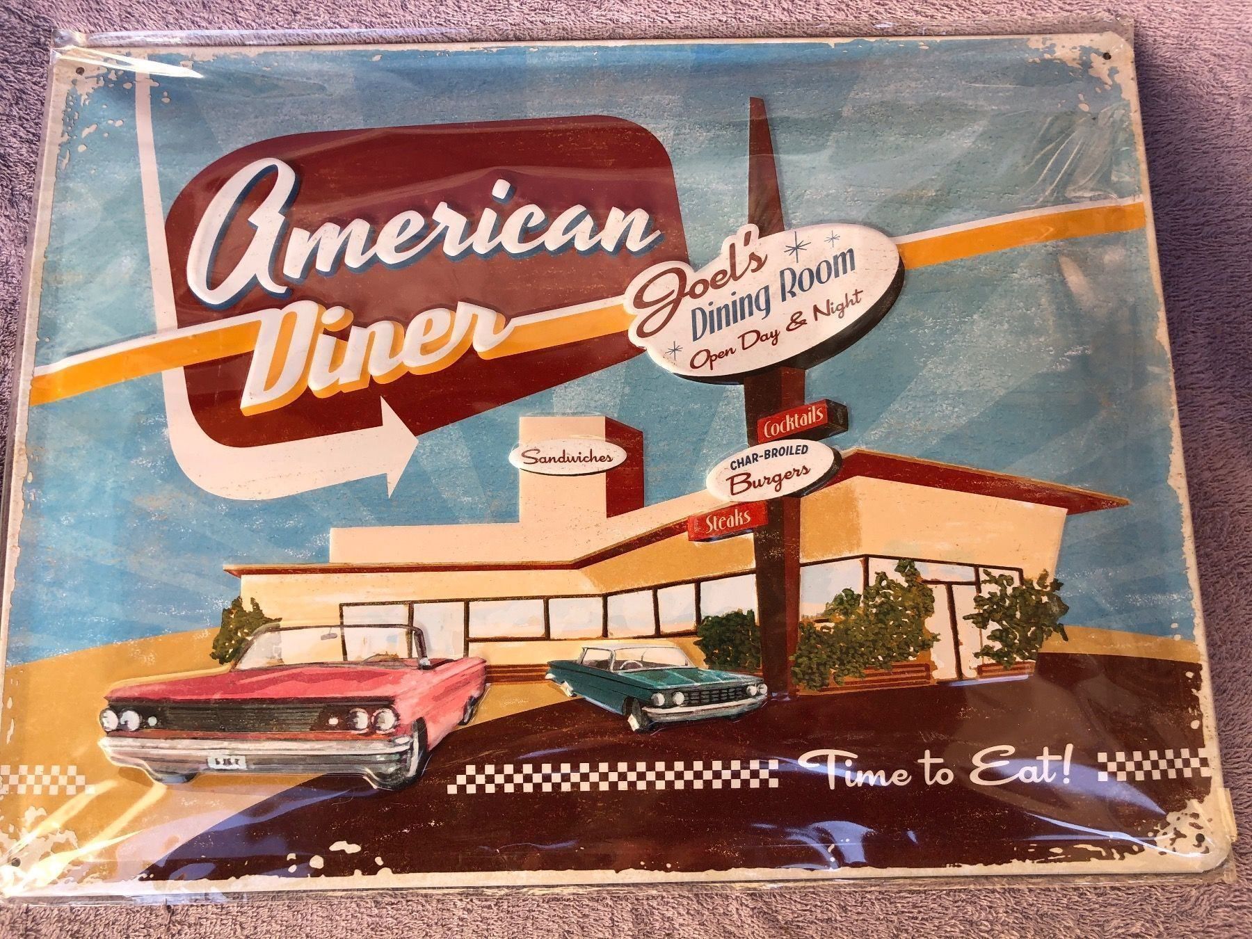 Insegne: American diner us car restaurant – Nuovo (secondo la descrizione) da Reinach AG venduto da rares75