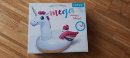 Mega Unicorn Wasserinsel für 2 Erwachsene