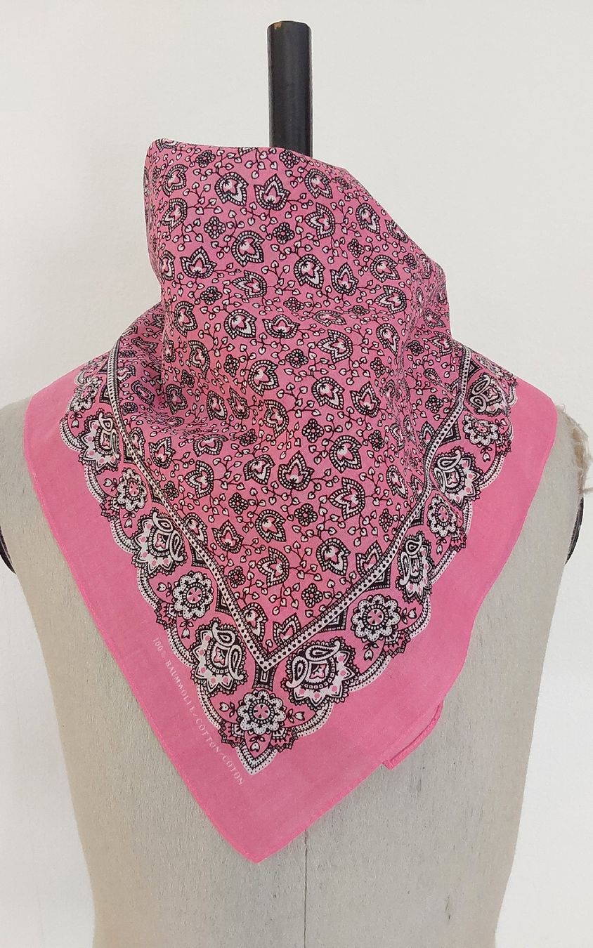 Foulard & Sciarpe: Baumwolltuch quadratisch rosa – Nuovo (secondo la descrizione) da Köniz venduto da scopello12