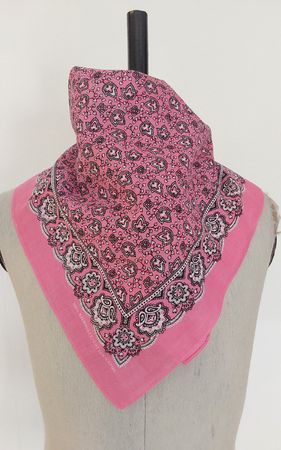 Baumwolltuch quadratisch rosa