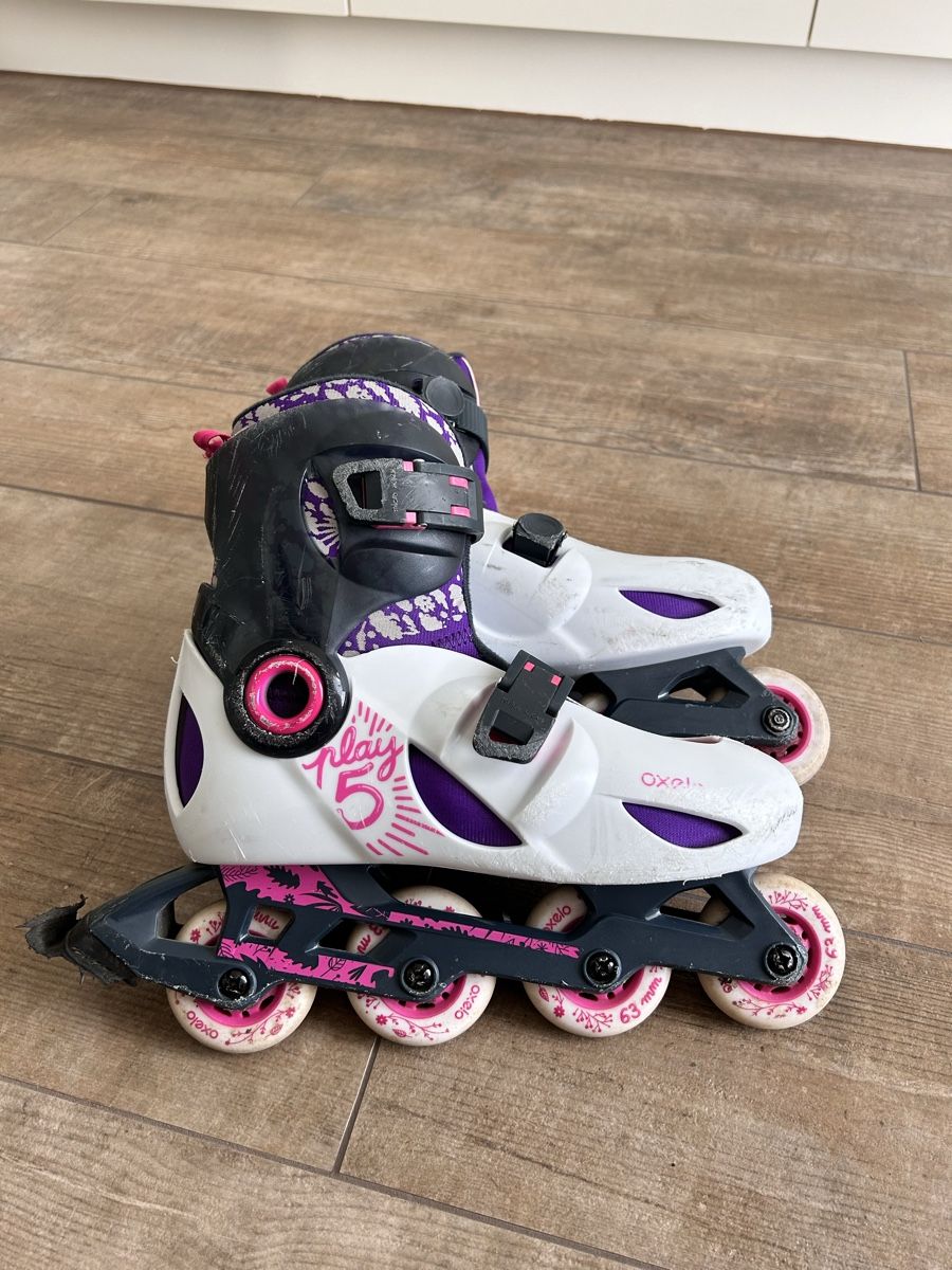 Decathlon Pattini in linea & Pattini a rotelle: Inline Skates verstellbar – Usato da Biberist venduto da novasister79