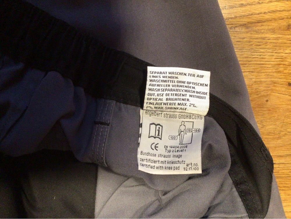 Engelbert Strauss Pantaloni: *** Engelbert Strauss Hose Gr. 56 - Typ Image - gekürzt – Usato da Leutwil venduto da Kiwi06 3