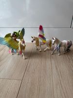 Schleich Bayala Set – 3 Einhörner/Pegasus, Fee Surah & Vogel