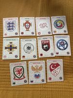 Land Wappen Euro 2016 Sticker 11 Stück guter Zustand