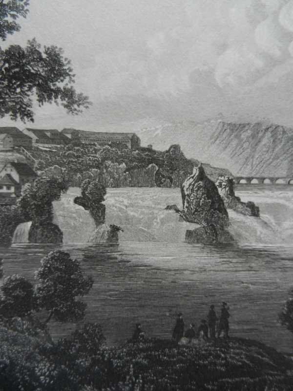 Gravures: Rheinfall Schloss Laufen – D'occasion à Risch par Rischli15 4