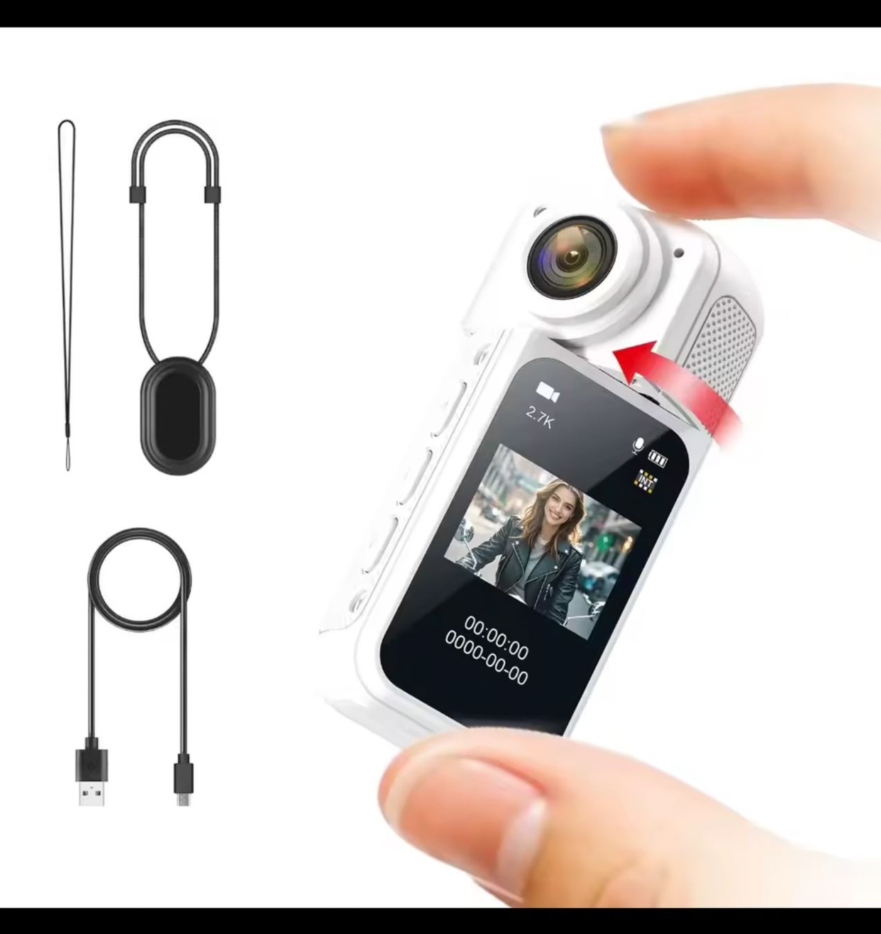 Action Cam: Thumb Action Camera 2.7K – Nuovo (secondo la descrizione) da Schlieren venduto da Kamacho 1