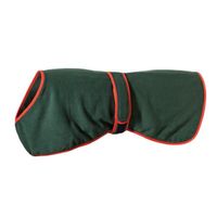 Hunde Greyhound Galgo Fleece Hundemantel dunkelgrün 32"