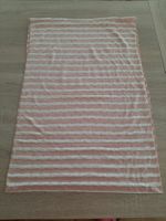Sommerschal ca. 44 x 70 cm lachs / weiss