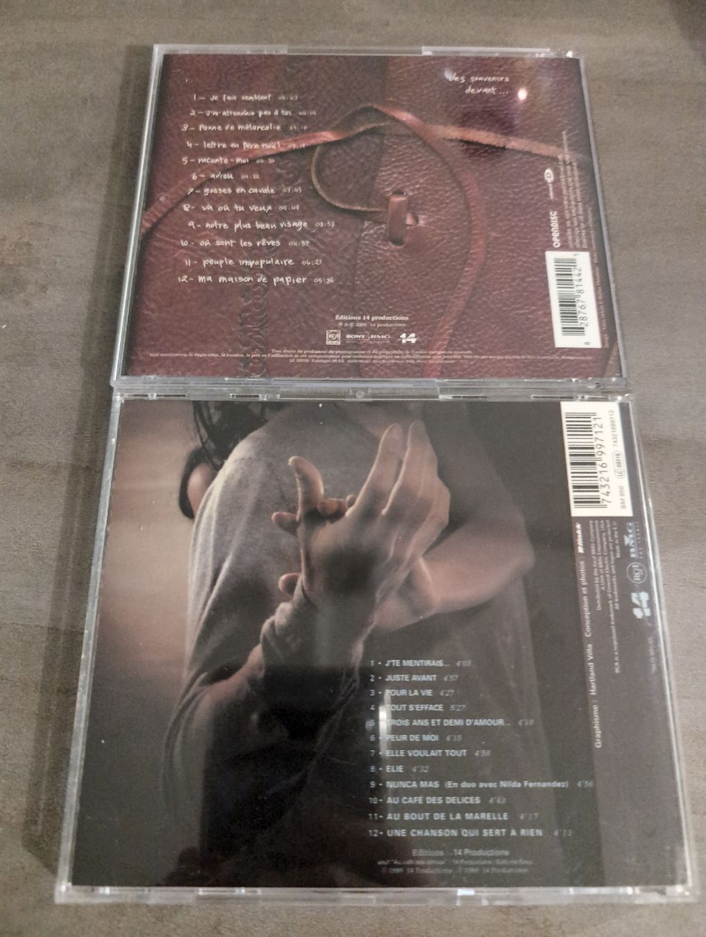 CD: Patrick Bruel 2 CDs Juste avant et des souvenirs devant – Usato da Fontainemelon venduto da Amael01 1