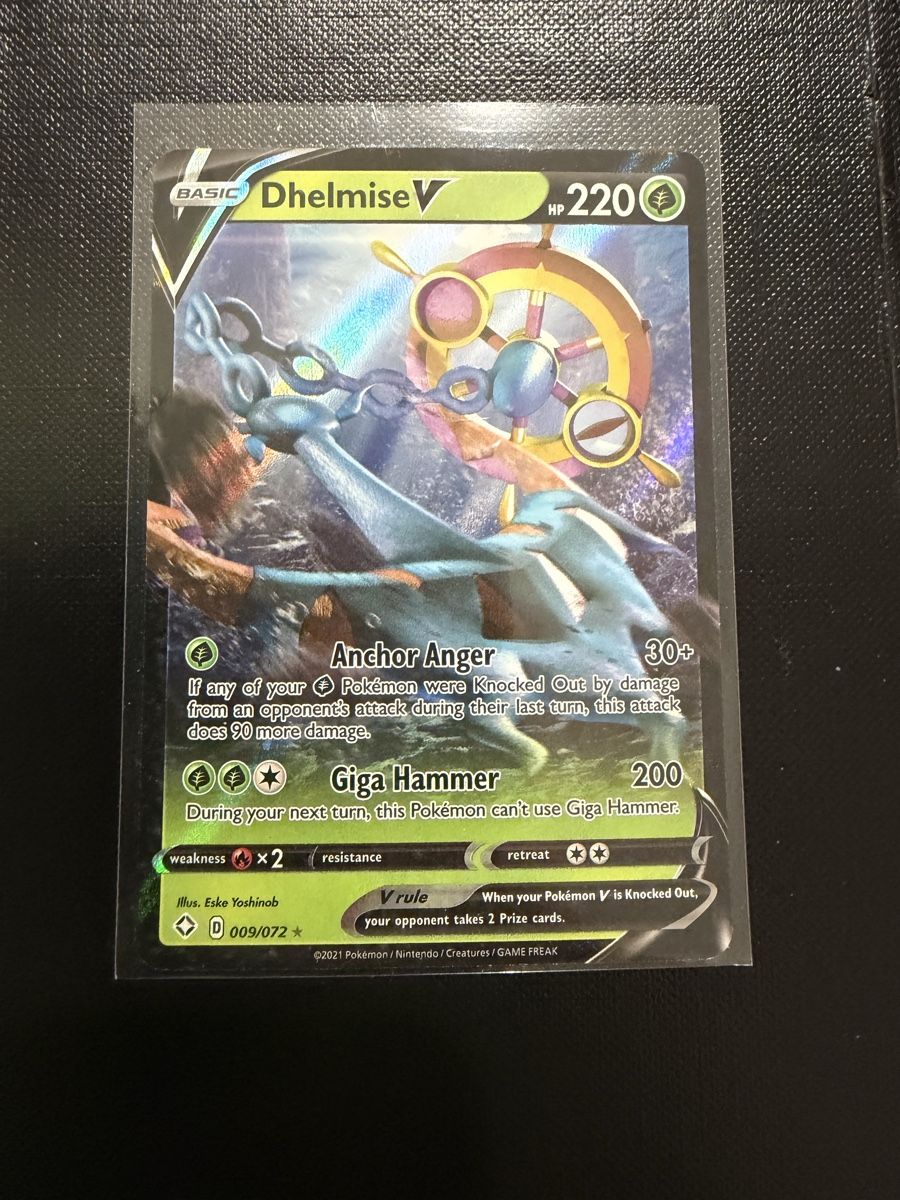 Pokémon Carte collezionabili: Dhelmise V #009 EN Shining Fates – Nuovo (secondo la descrizione) da Savigny venduto da Matgab94