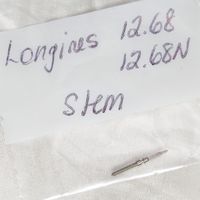 LONGINES Kaliber 12.68 Aufzugwelle stem Tige NOS Uhrwerk Rep
