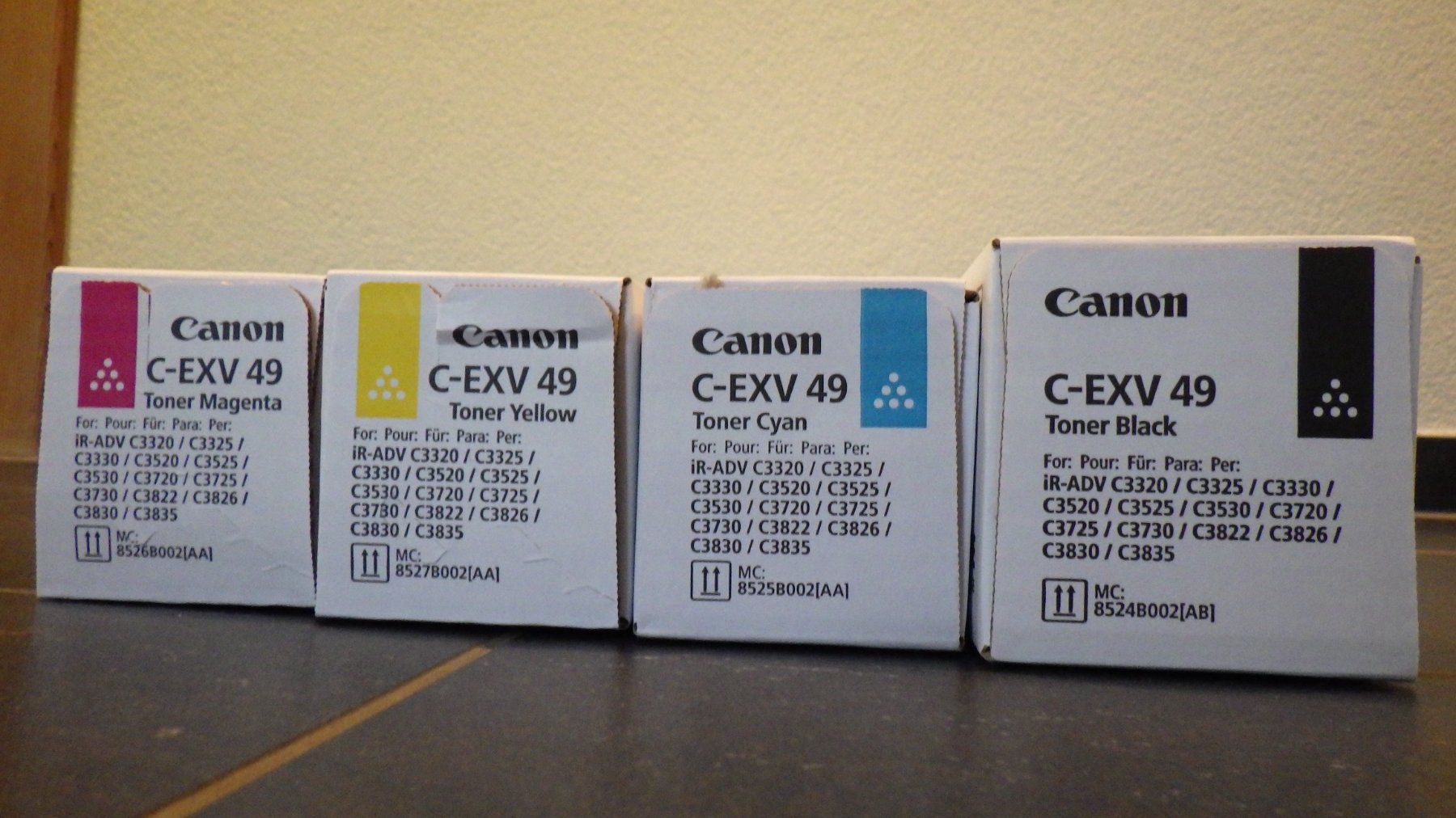 4 Canon Toner C-EXV 49 Set (Neu (gemäss Beschreibung)) in Uzwil für CHF ...
