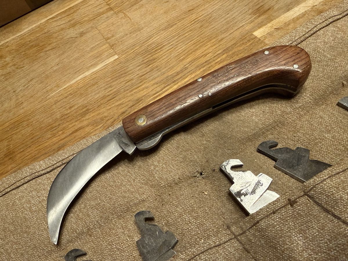 Coltelli tascabile: Antikes Taschenmesser Messer Sackmesser Ledermesser – Usato da Goldach venduto da Messerguru 1