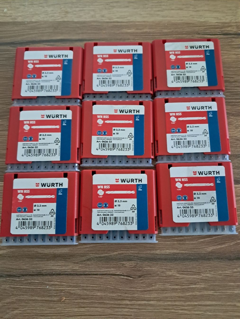 Würth Tous les outils: Doppelkopfbohrer 3.3mm 90Stk – Neuf (Voir description) à Einsiedeln par Biberchrouser76