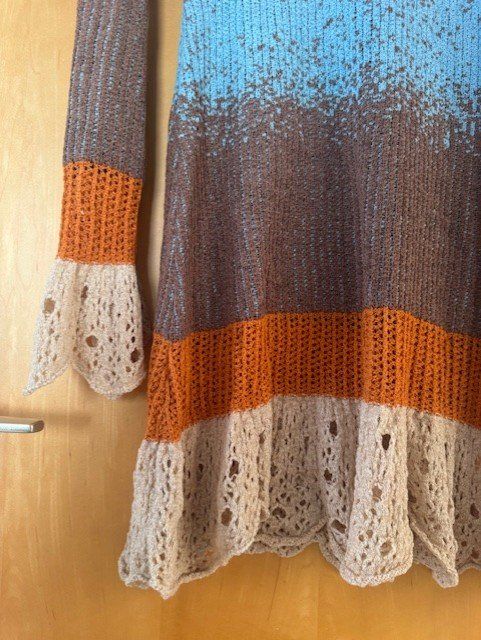 Vestiti: Trendiges Strickkleid im Hippie Look – Nuovo e nell'imballaggio originale da Regensdorf venduto da Midget64 3