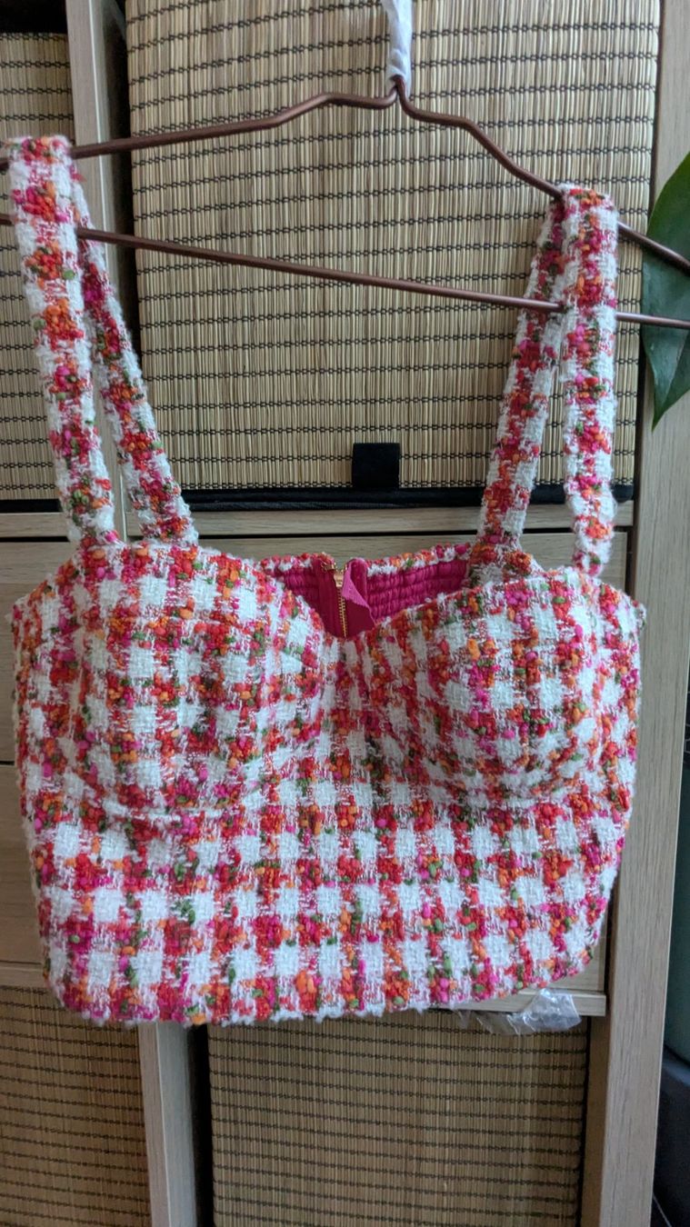 Tuniche: CARA CARA Gingham Tweed Corset Top – Nuovo (secondo la descrizione) da Morges venduto da aya_65lb 5