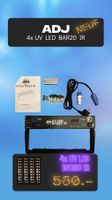 4 barres UV LED