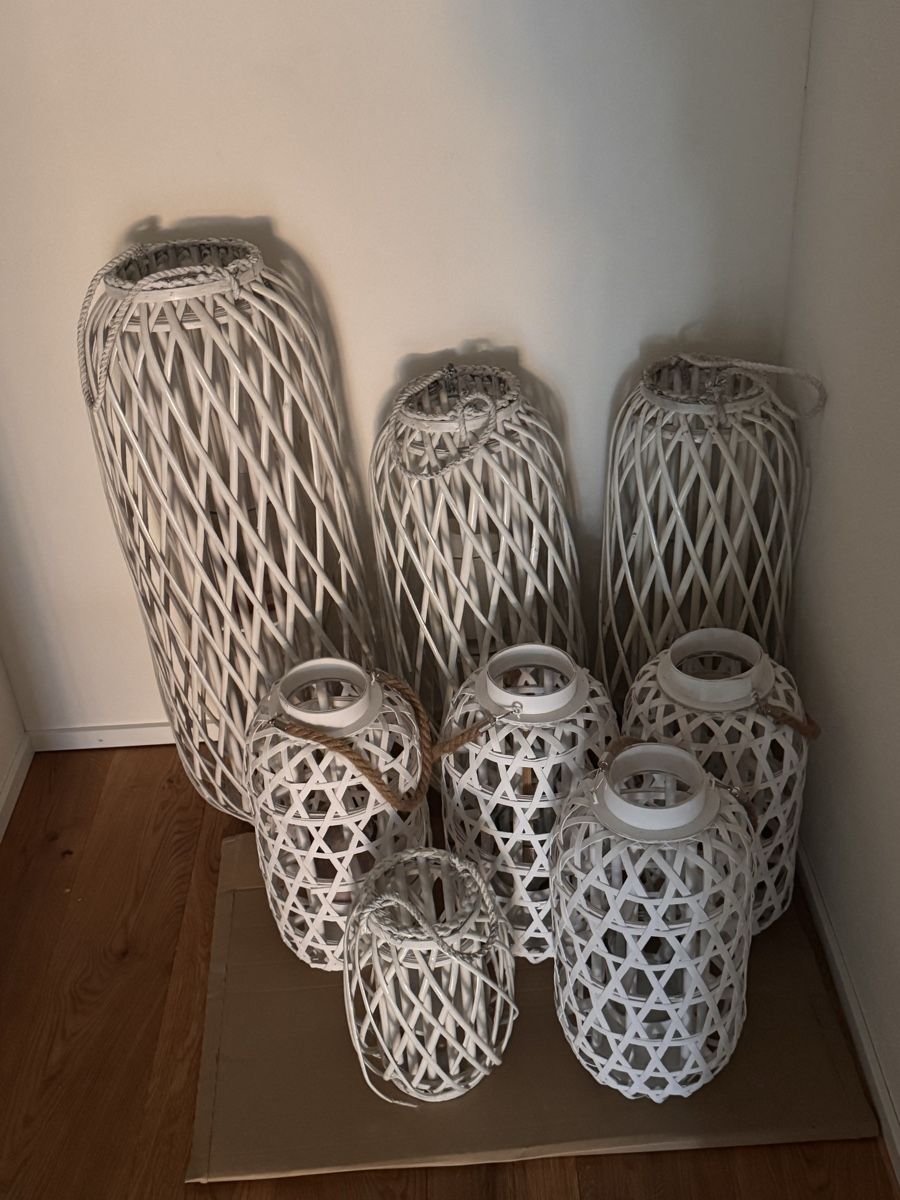 Lanterne: Rattan-Laternen – Usato da Burgdorf venduto da Eliizz 2