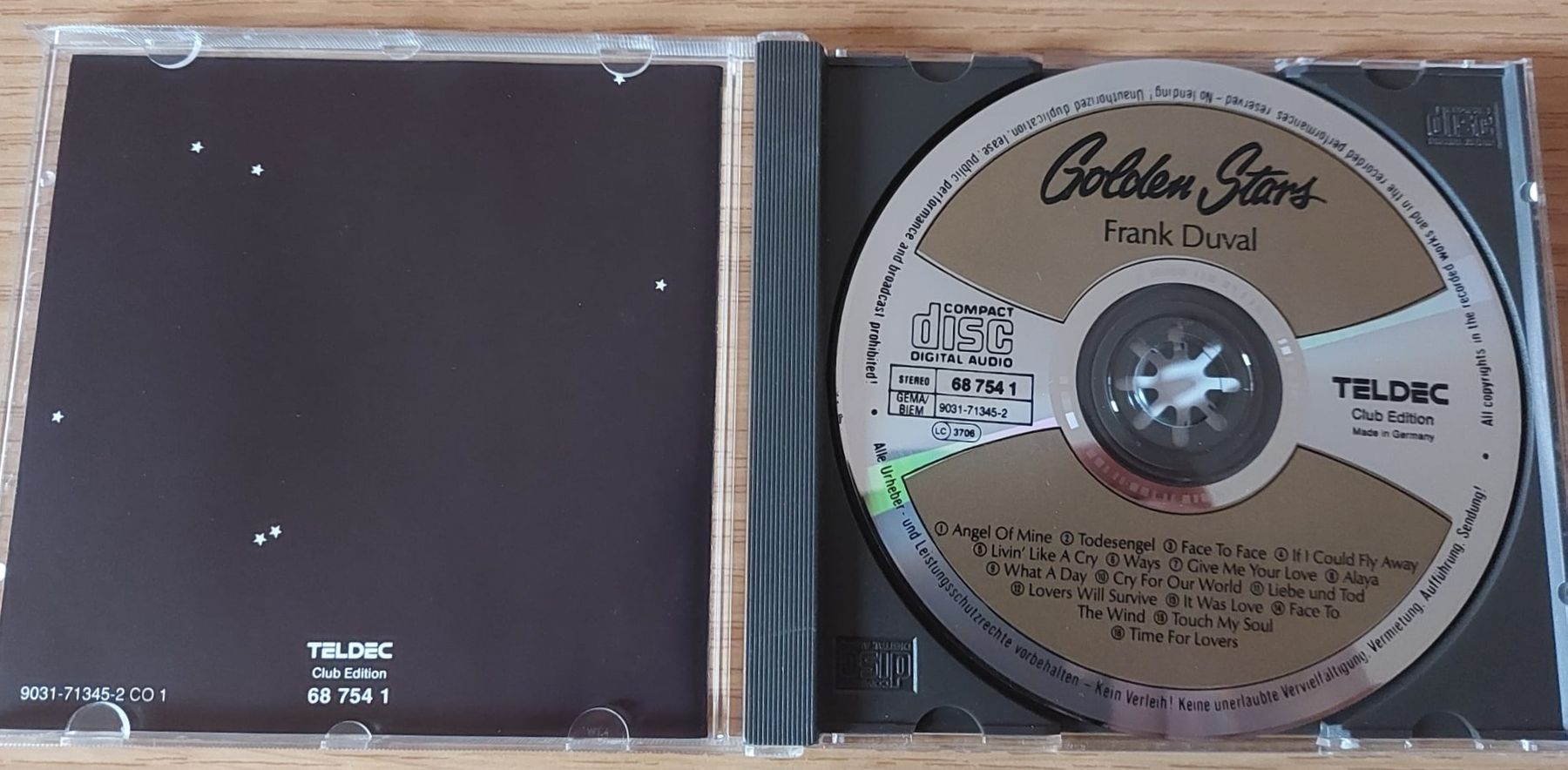 CD: CD - Frank Duval - Golden Stars – Usato da Urtenen-Schönbühl venduto da Kahru 2