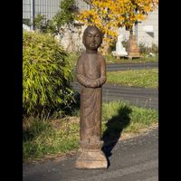Mönch Steinfigur 102 cm Naturstein Bluestone frostsicher