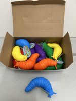 12 stückZappel Raupe, sensorisches Spielzeug, Neu & Original
