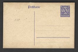 Deutsches Reich 1Postkarte