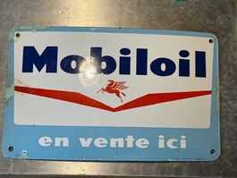 emailschild mobiloil, en vente ici, 48/29 cm, frankreich