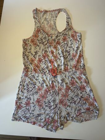 Combishort à fleurs femme taille M 