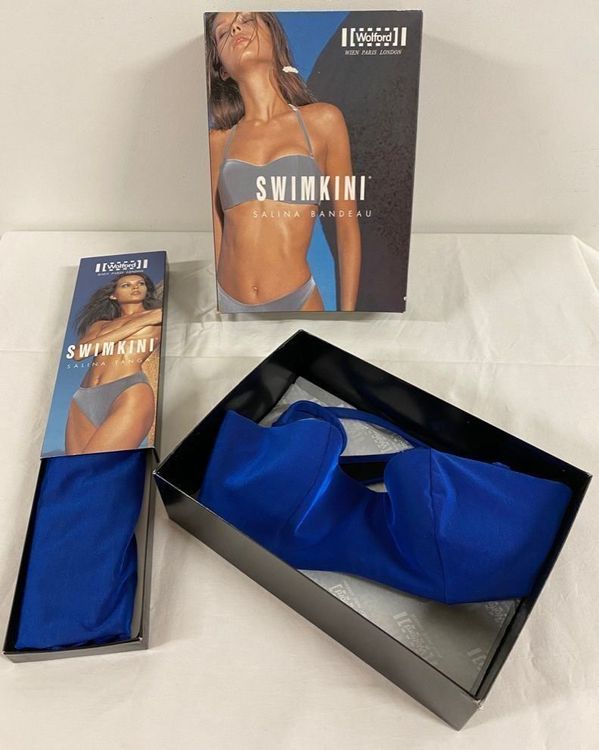 Swimkini blau metallic von Wolford Kaufen auf Ricardo