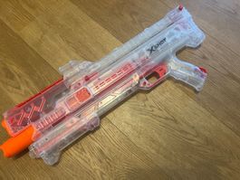 Spielzeugpistole X-SHOT transparent guter Zustand ohne Bälle